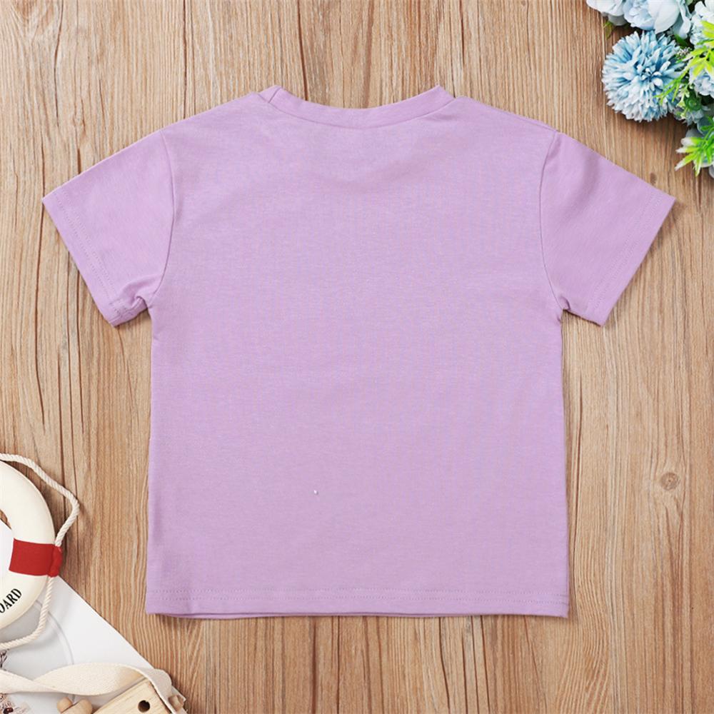 Girls Bunny Made Me Do It Printed Short Sleeve Top Baby Girl Boutique clothes Wholesale - PrettyKid