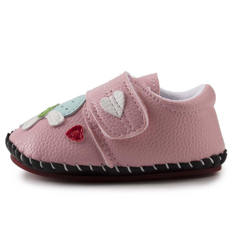 Baby Girls Butterfly Cartoon Soft Flat Shoes - PrettyKid