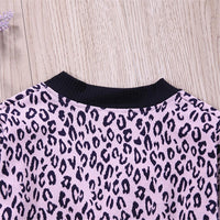 Boys Button Leopard Printed Cardigan Tops Boy Wholesale Clothing - PrettyKid