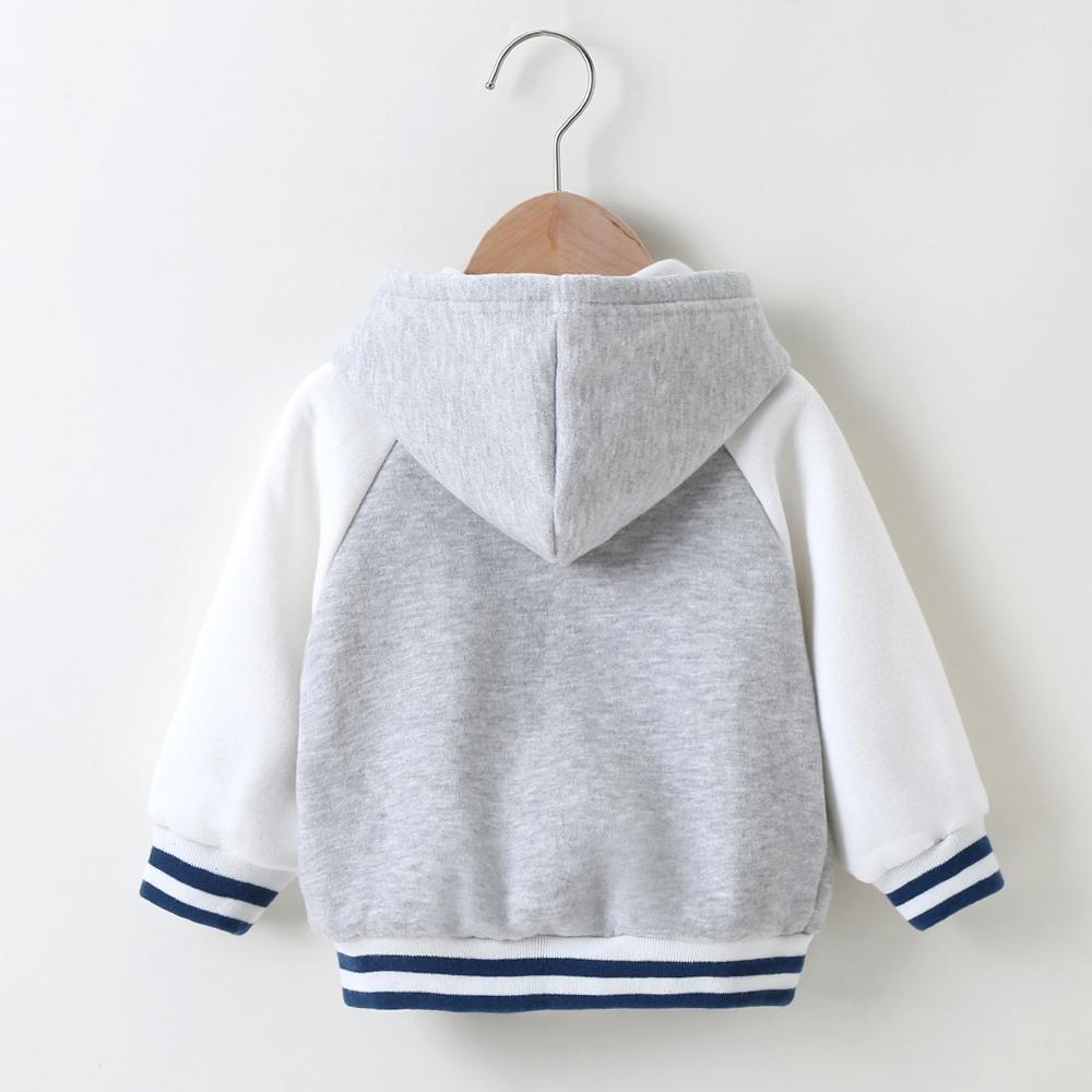 Baby Button Long Sleeve Hooded Jackets Wholesale Baby Clothing Distributors - PrettyKid