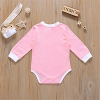Baby Unisex Button Long Sleeve Romper Baby Boutique Wholesale - PrettyKid
