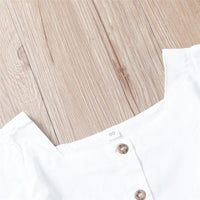 Girls Button Solid Color Long Sleeve Blouse Girls Clothes Wholesale - PrettyKid