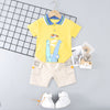 Baby Boys Crocodile Polo Shirt And Shorts Baby Outfit Sets - PrettyKid