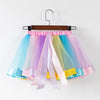 2-9Y Dance Mesh Rainbow Tutu Skirts Wholesale Sunny Girl Clothing - PrettyKid