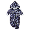 Baby Boys Camo Long Sleeve Hooded Romper Wholesale Baby Outfits - PrettyKid