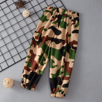 Toddler Boys Camo Pocket Elastic Waist Pants Wholesale Baby Boy Clothes - PrettyKid