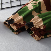 Toddler Boys Camo Pocket Elastic Waist Pants Wholesale Baby Boy Clothes - PrettyKid