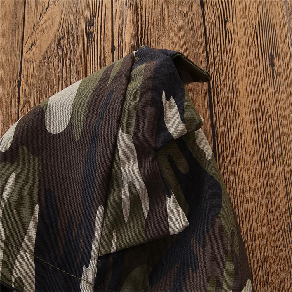 Boys Camo Zipper Hooded Long Sleeve Coat Boy Clothing Wholesale - PrettyKid