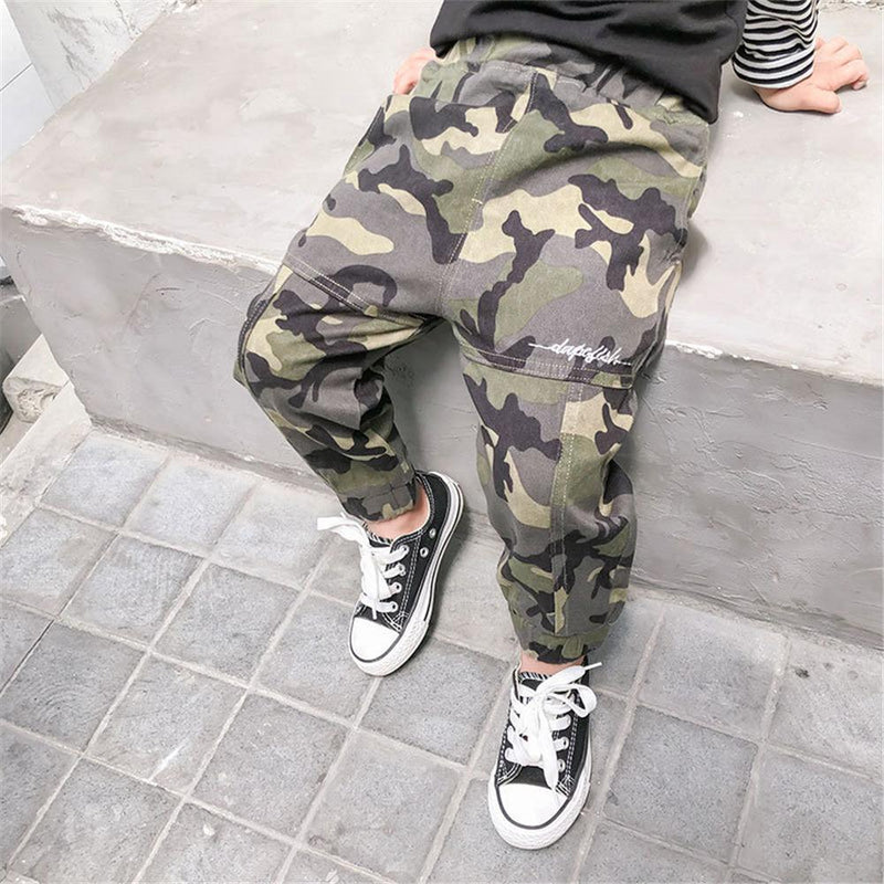 Boys Camouflage Casual Pants Boy Clothing Wholesale - PrettyKid