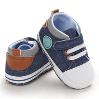 Baby Boys Canvas Magic Tape Casual Sneakers - PrettyKid