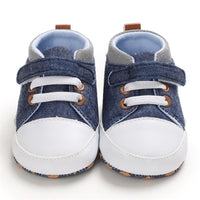 Baby Boys Canvas Magic Tape Casual Sneakers - PrettyKid