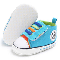 Baby Boys Canvas Magic Tape Sneakers Wholesale - PrettyKid