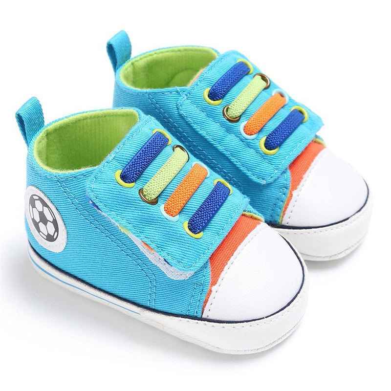 Baby Boys Canvas Magic Tape Sneakers Wholesale - PrettyKid