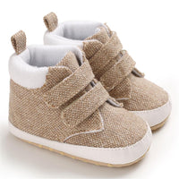 Baby Boys Canvas Magic Tape Solid Sneakers Wholesale Toddlers Canvas Shoes - PrettyKid