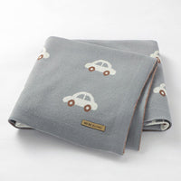 Baby Car Knitted Cartoon Casual Baby Blankets Wholesale - PrettyKid