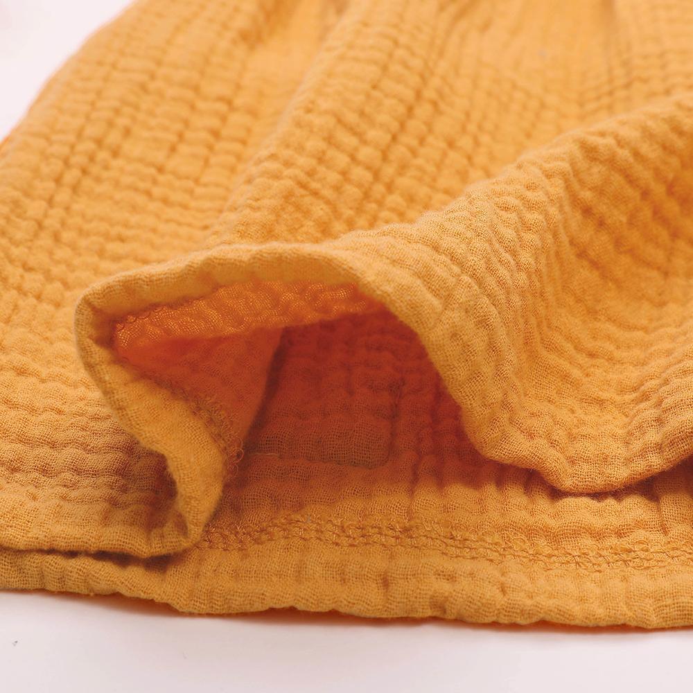 Girls Cardigan Cotton Linen Solid Color Pocket Dress Wholesale Girl Clothing - PrettyKid