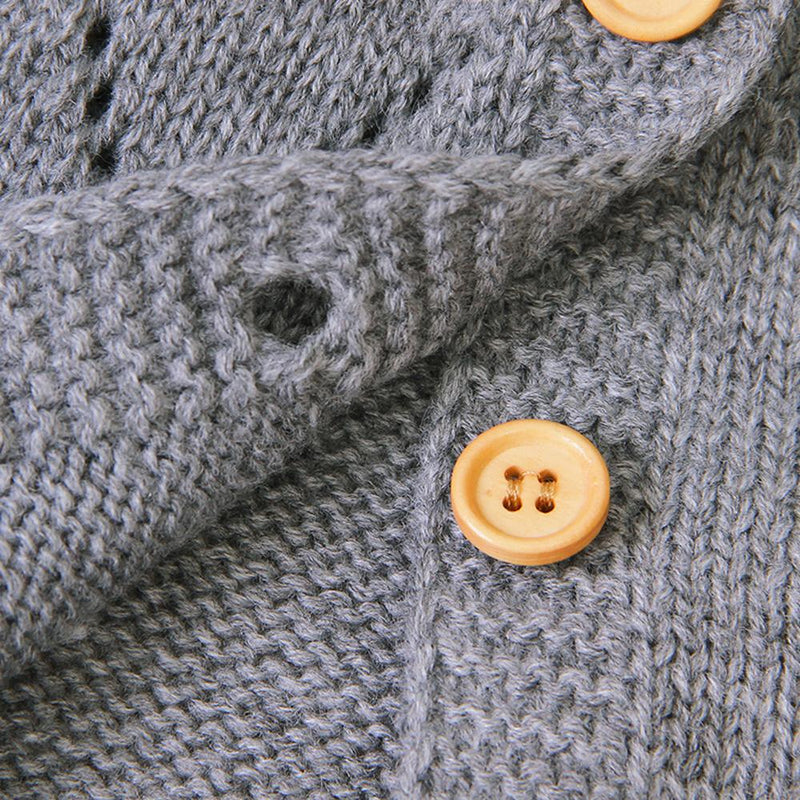 Baby Girls Cardigan Sweater Solid Jackets Babywear Wholesale - PrettyKid