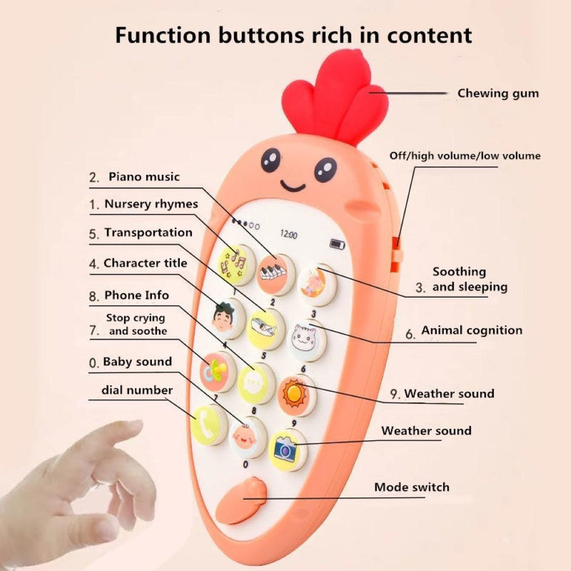 Carrots Grow With Me, Infants, Puzzles, Early Education, Toy Phones Toys wholesale - PrettyKid