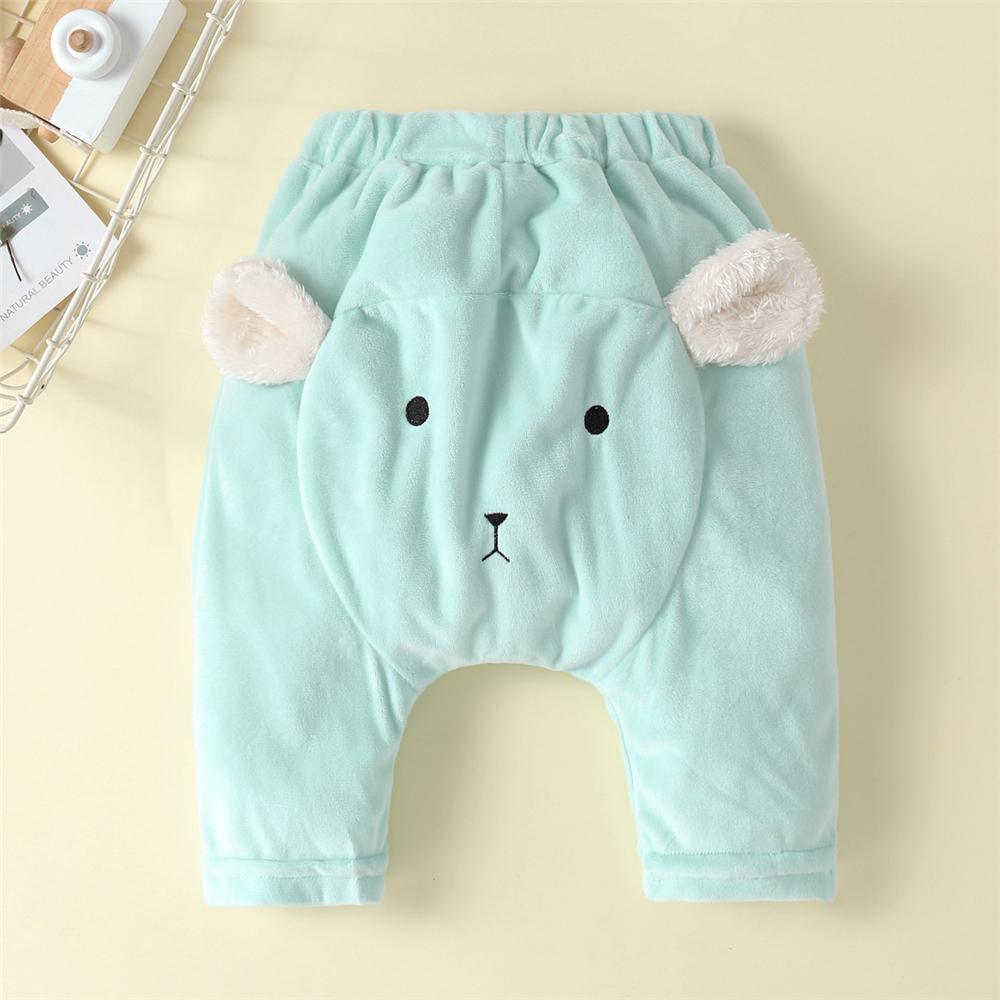 Baby Unisex Cartoon 3D Warm Bottoms Wholesale Baby Pants - PrettyKid