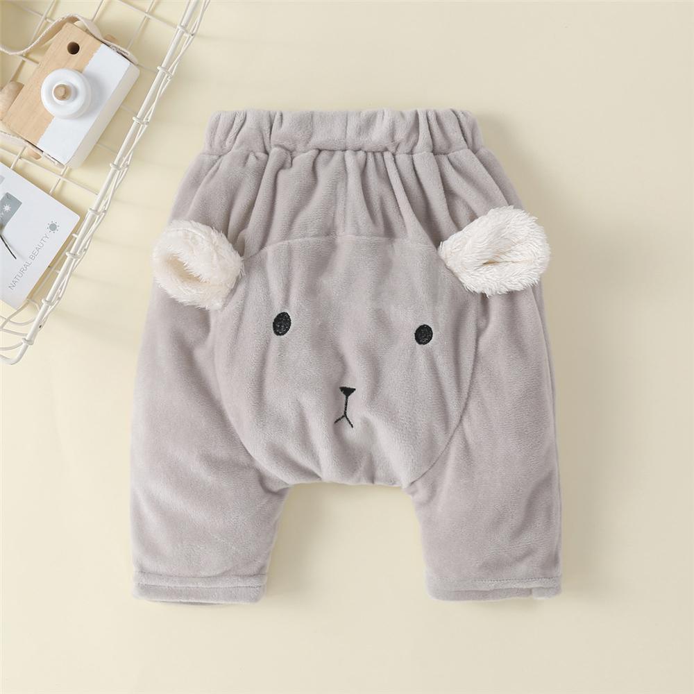 Baby Unisex Cartoon 3D Warm Bottoms Wholesale Baby Pants - PrettyKid