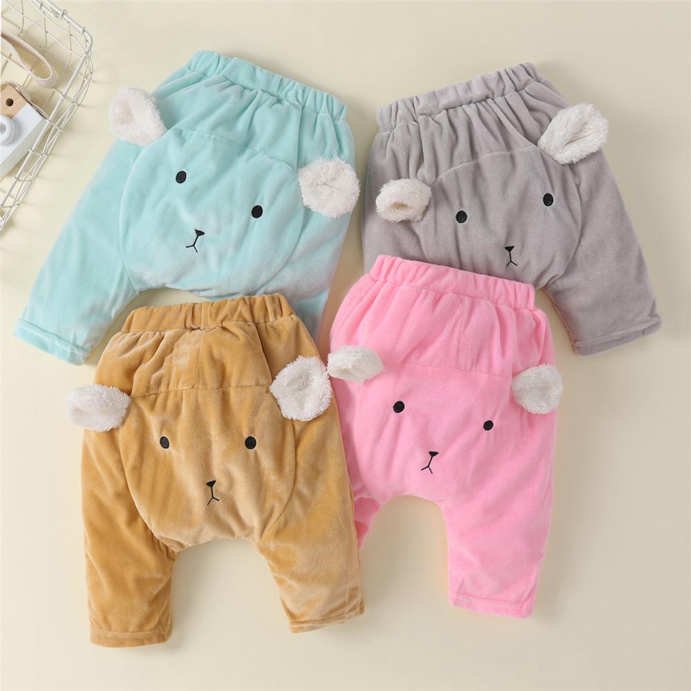 Baby Unisex Cartoon 3D Warm Bottoms Wholesale Baby Pants - PrettyKid