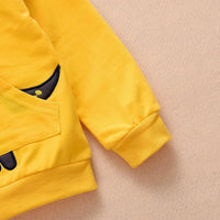 Boys Cartoon Animal Long Sleeve Hooded Tops Wholesale - PrettyKid