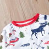Baby Boys Cartoon Animal Printed Long Sleeve Baby Romper Wholesale - PrettyKid