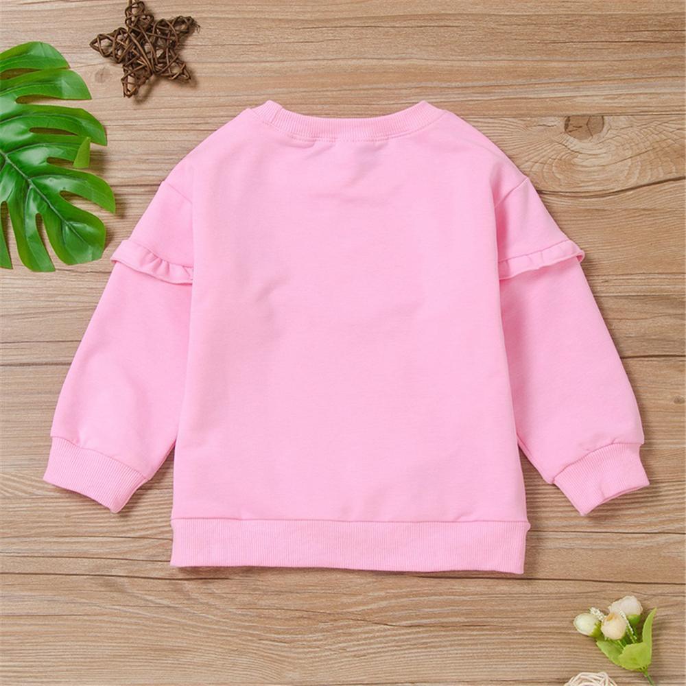 Toddler Girls Cartoon Animal Printed Long Sleeve Top Wholesale Girl Clothing - PrettyKid