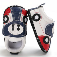 Baby Boys Cartoon Car Slip On Sneakers - PrettyKid