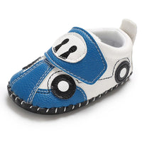 Baby Boys Cartoon Car Slip On Sneakers - PrettyKid