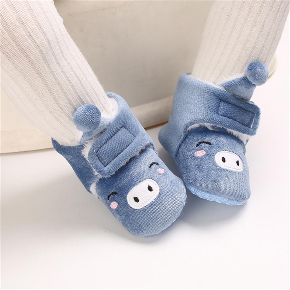 Baby Unisex Cartoon Cute Magic Tape Snow Boots Wholesale Children Shoes - PrettyKid