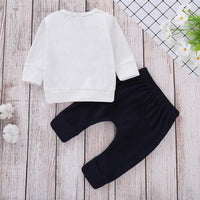 Baby Unisex Cartoon Cute Top & Pants Cheap Baby Boutique Clothes - PrettyKid