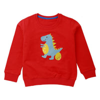 Boys Cartoon Dinosaur Cute Long Sleeve T-shirts Wholesale - PrettyKid