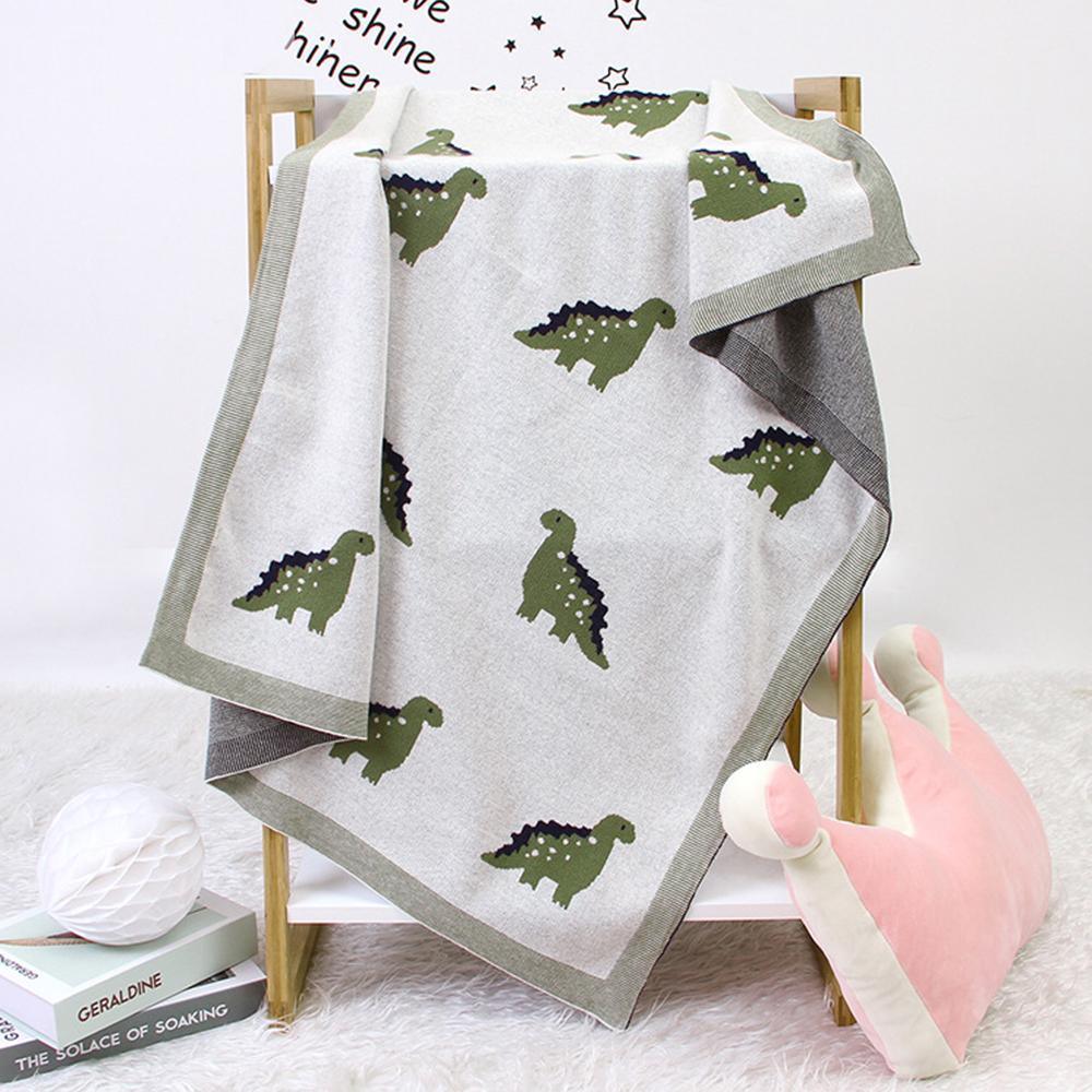 Baby Cartoon Dinosaur Printed Baby Blanket Wholesale - PrettyKid