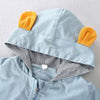 Boys Cartoon Duck Letter Printed Hooded Jacket Wholesale Boys Clothing Suppliers - PrettyKid
