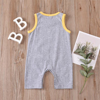 Baby Unisex Cartoon Fruit Printed Summer Sleeveless Romper Baby Wholesale Suppliers - PrettyKid