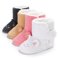 Baby Unisex Cartoon Fur Warm Snow Boots Baby Shoes Wholesale - PrettyKid