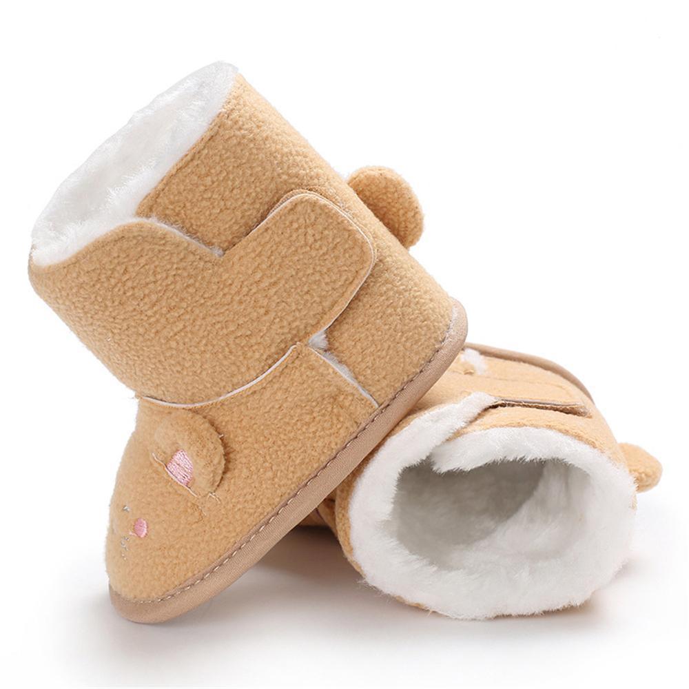 Baby Unisex Cartoon Fur Warm Snow Boots Baby Shoes Wholesale - PrettyKid