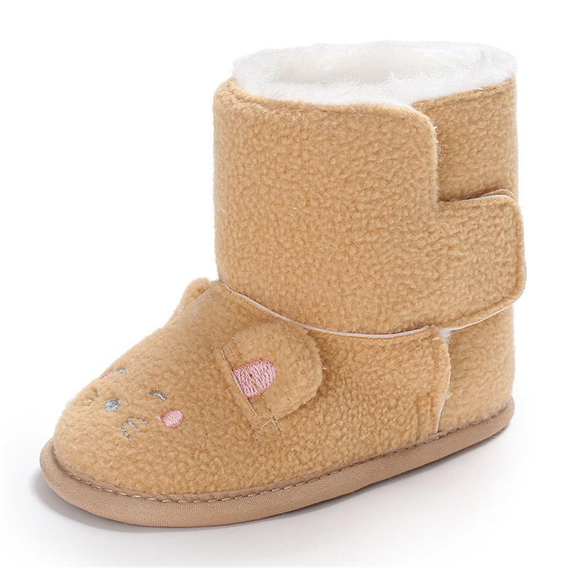 Baby Unisex Cartoon Fur Warm Snow Boots Baby Shoes Wholesale - PrettyKid