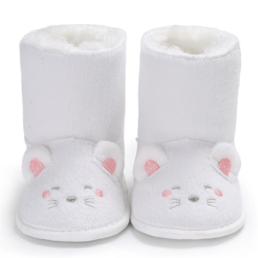 Baby Unisex Cartoon Fur Warm Snow Boots Baby Shoes Wholesale - PrettyKid