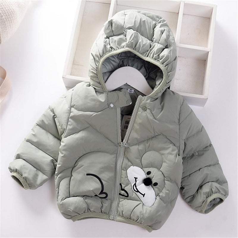 Unisex 5PCS Cartoon Hooded Long Sleeve Warm Jackets Wholesale - PrettyKid