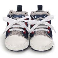 Baby Unisex Cartoon Lace Up Casual Sneakers Baby Boys Winter Shoes - PrettyKid