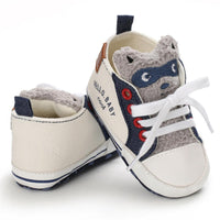 Baby Unisex Cartoon Lace Up Casual Sneakers Baby Boys Winter Shoes - PrettyKid