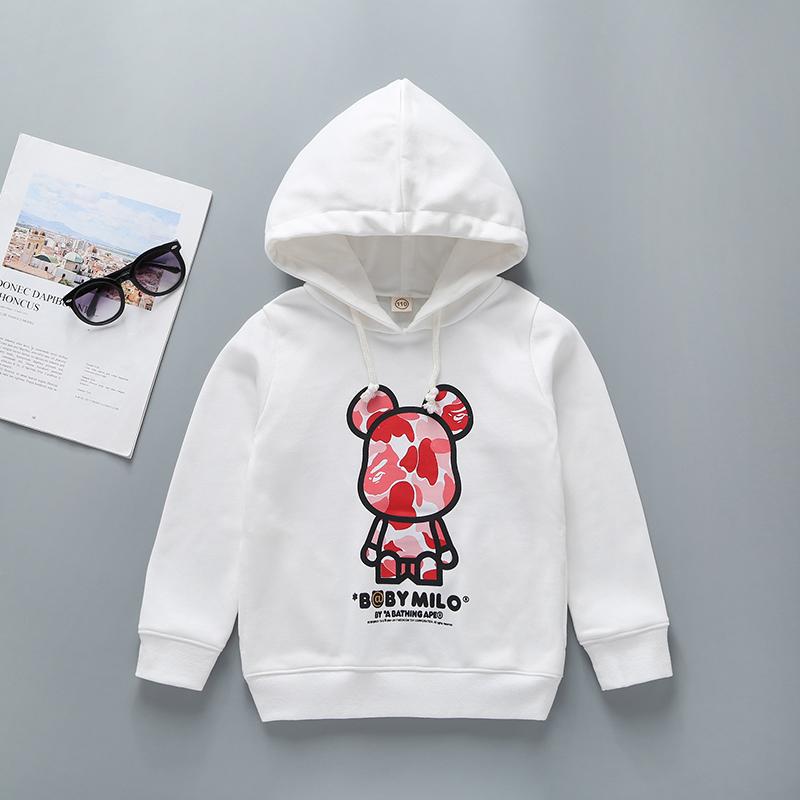 Cartoon Letter Graphic Long Sleeve Hoodie Sweatshirt Family Outfits - PrettyKid