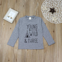 Girls Cartoon Letter Printed Crew Neck Casual Tops Wholesale Kidswear - PrettyKid