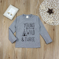 Girls Cartoon Letter Printed Crew Neck Casual Tops Wholesale Kidswear - PrettyKid