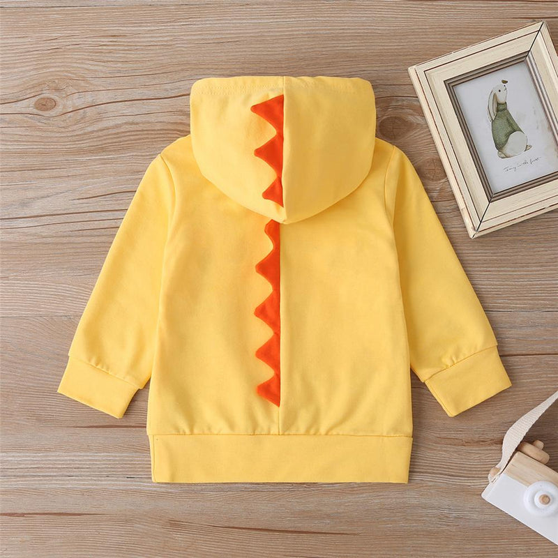 Baby Boys Cartoon Letter Printed Hooded Jumper Baby Clothes Cheap Wholesale - PrettyKid