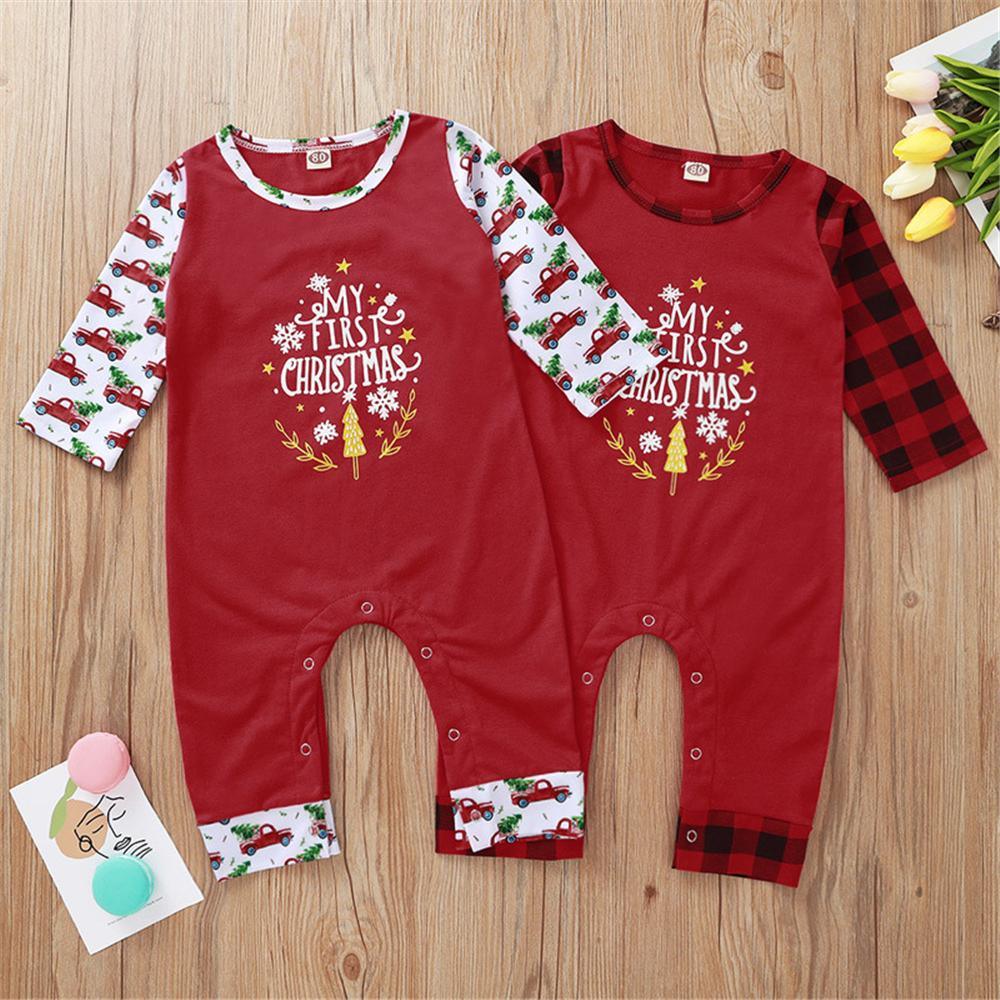 Baby Unisex Cartoon Letter Printed Long Sleeve Romper Baby Clothes Suppliers - PrettyKid