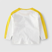 Boys Cartoon Letter Printed Long Sleeve T-shirt Wholesale - PrettyKid