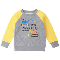 Boys Cartoon Letter Printed Long Sleeve Tops Wholesale - PrettyKid